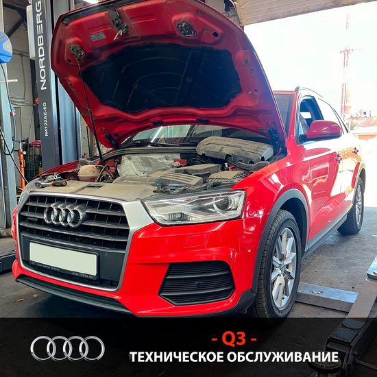 Audi Q3 на обслуживании в Брейн-Авто
