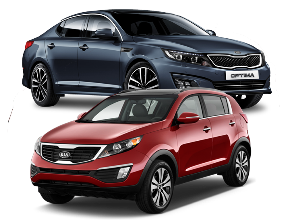 Седан Kia Optima и кроссовер Kia Sportage