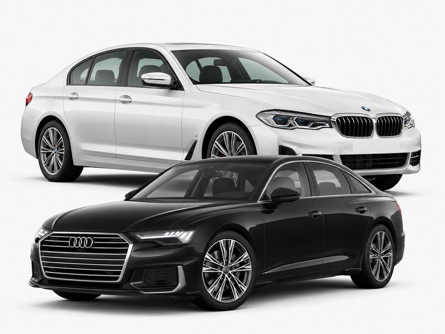 Легковые автомобили BMW и Audi